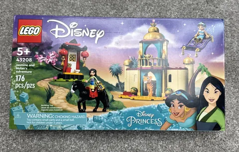LEGO Disney Princess: Jasmine and Mulan's Adventure (43208) NIB & Retired RARE!!
