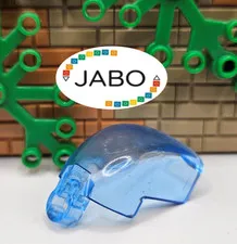 (S17 / 9 / 25) LEGO Bionicle 57702 Mask Inner Glass Medium Blue