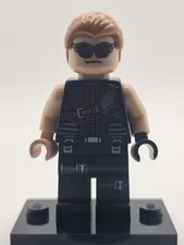 LEGO Marvel Hawkeye Black Dark Red Suit Minifigure sh0034 Set 6867 NEW NM -MB