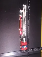Lego Fire 🔥 🚒 Department Semi Truck 🚒 And Ladder Trailer Toy Collectable