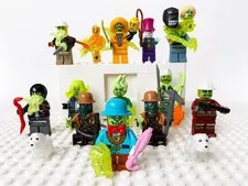 LEGO Ghost Gang! Lot of 13 Newbury Hidden Side Ghosts + 2 Spencer Dogs - Spooky!