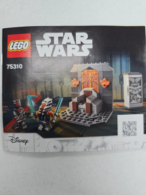 LEGO STAR WARS Duel On Mandela # 75310 Ahsoka & Darth Instructions Manual ONLY