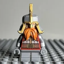 LEGO Dain Ironfoot Dwarf Minifigure LOTR The Hobbit - lor107 79017 - 3D