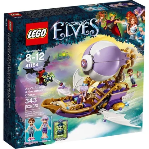 LEGO Elves 41184 Aira's Airship & the Amulet Chase 343pcs Retired Set