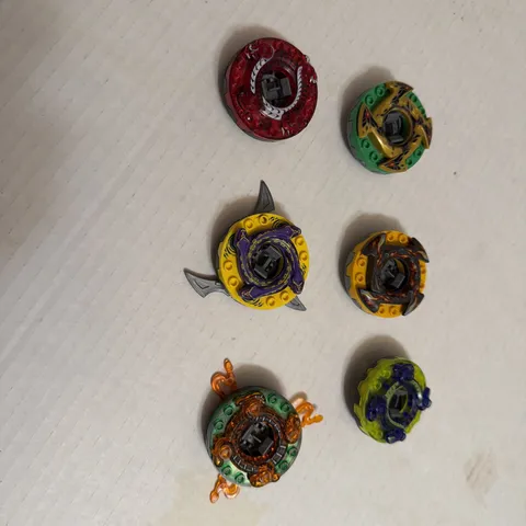 Lego Ninjago Spinners Lot Of 6 with some accessories