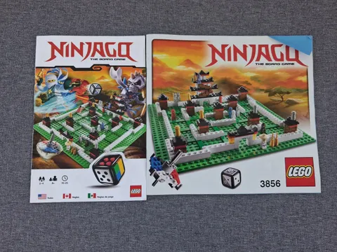 LEGO Ninjago Board Game 3856 Instructions Manual Lot Rules Booklet Replacement