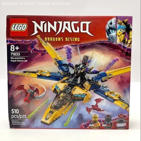 Sealed & Retired LEGO Ninjago 71833 Ras And Arin's Super Storm Jet