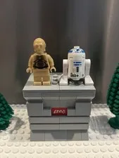 LEGO Star Wars R2-D2 sw0028 & C-3PO sw0010 Vintage Minifigures Original 2001