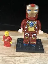 USED LEGO Iron Man - Mark 17 Heartbreaker Marvel  Super Heroes  3 1/2 In X 1 3/4