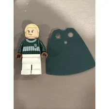 Lego Draco Malfoy Minifigure #hp108 Dark Green Quidditch Uniform Brand New #4737