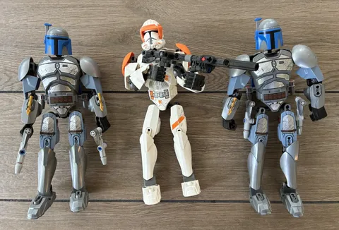 LEGO Star Wars 75107 Jango Fett x2 + 75108 Commander Cody +FAST SHIPPING!