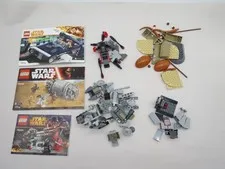 Lego Star Wars Buildable Figures Parts/Manu Lot- Assorted Pieces As Shown