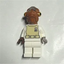 LEGO Star Wars Admiral Ackbar Minifigure - White Spacesuit sw0247