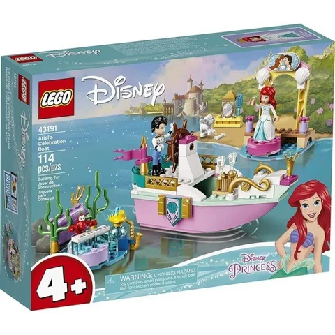 LEGO Disney Princess 43191 Ariel's Boat Adventure The Little Mermaid 114pcs