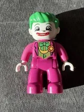 LEGO DUPLO Batman The Joker Minifigure DC Super Heroes Green Hair Pink Suit