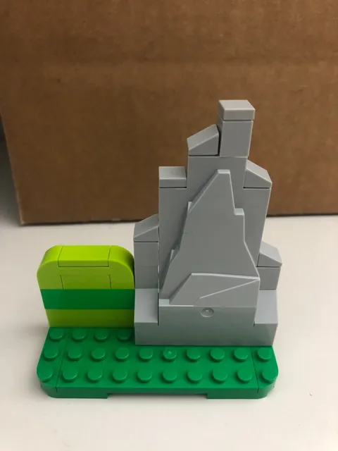 LEGO Super Mario: Grasslands Terrain with Mountain From Toolbox Maker Set 71418B