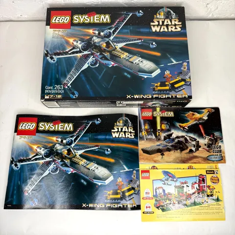 LEGO Star Wars: X-wing Fighter (7140) Retired- BOX & Manual ONLY - No Bricks