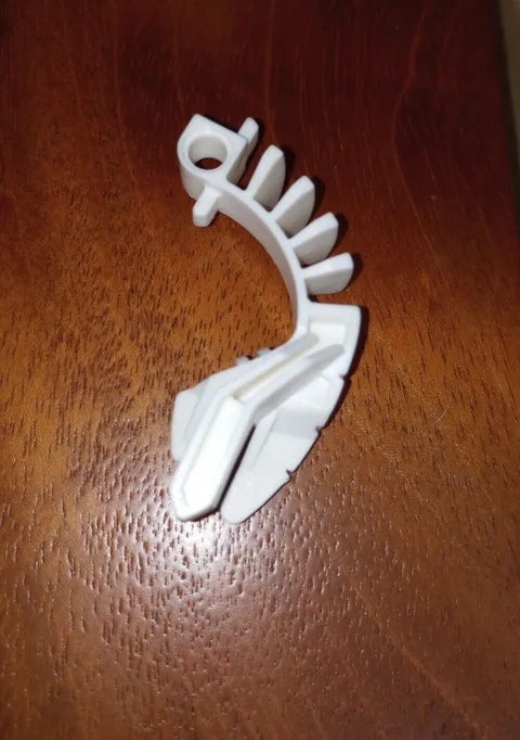 1 Lego 40507 White Bionicle Tohunga Bamboo Disk Thrower Arm Genuine Lego part