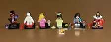 Set of 6 LEGO Disney 100 Collectible Minifigures 71038 Beymax Aurora Tiana Queen