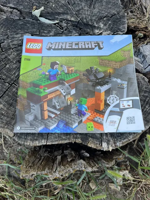 LEGO® Minecraft™ 21166 The "Abandoned" Mine Instruction Manual Book 6352014