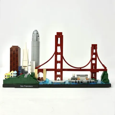 LEGO 21043 Architecture Skylines San Francisco 100% Complete Golden Gate No Box