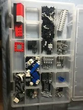 Lego X 200 Modified Plate Bricks Mudguard w/ Storage Case 30526 2458 30157 