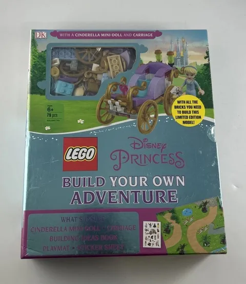 LEGO Disney Princess Build Your Own Adventure Box Set Cinderella - Sealed