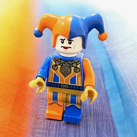 LEGO DC Joker Minifigure, Orange Blue, Plastic Age 5+