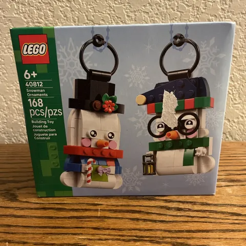 Lego 40812 Snowman Ornaments Set New Sealed Christmas Holiday