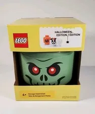 NEW LEGO Halloween Edition Small Storage Head Skeleton Container Bin 40321732 