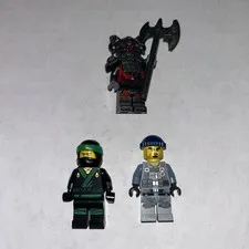 LEGO Ninjago Minifigure Lloyd The Movie With Goon & Rivett