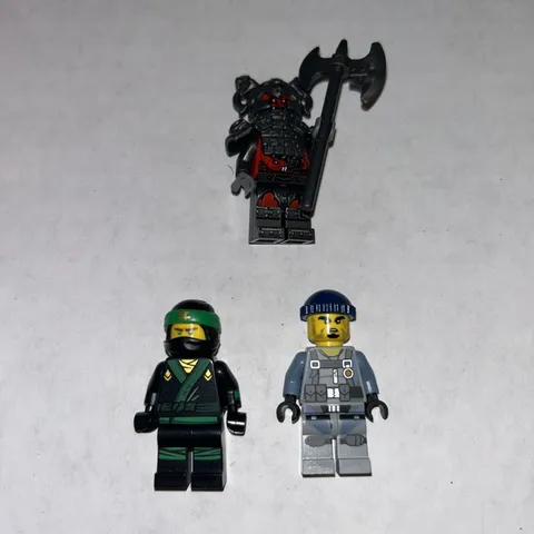 LEGO Ninjago Minifigure Lloyd The Movie With Goon & Rivett