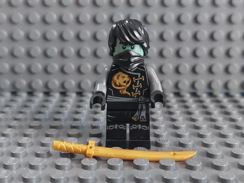 Lego Ninjago 70593 - Cole Ghost Minifigure - Used