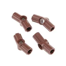 4x LEGO Technic Axle Pin Connector Angle #3 157.5° Brown 4130158 42128 32016
