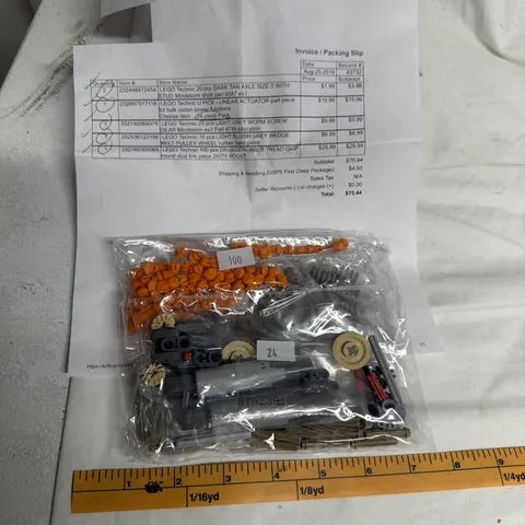 Lego Technic Lot Parts Pieces - premium Bricks LLC- retail $70- NEW NEW NEW - D7