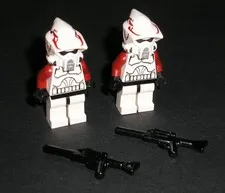 LEGO Star Wars CLONE ARF TROOPER (Rancor Battalion) Lot of 2 Minifigures 9488
