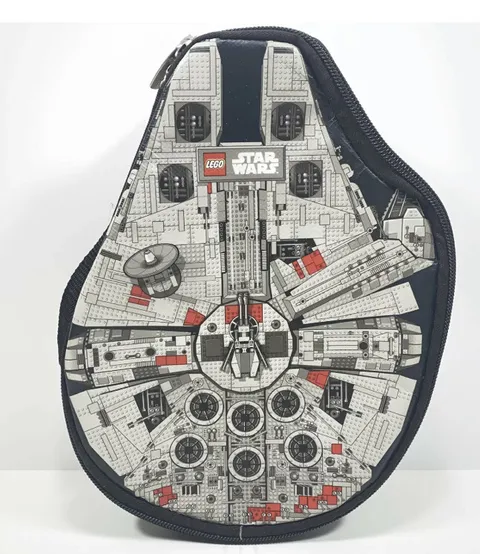 Lego Star Wars Millenium Falcon Storage Bag Mini Figure Carrying Case AA14