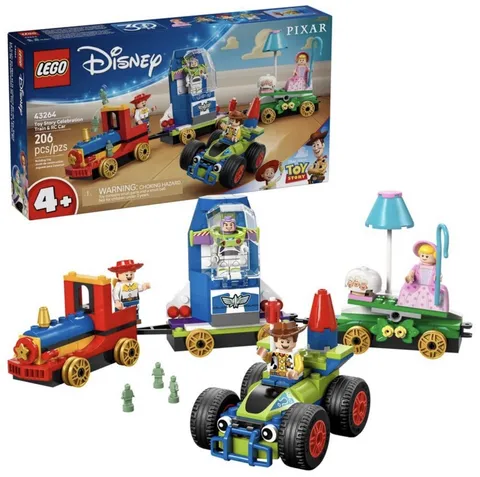LEGO Disney Pixar 43264 Toy Story Celebration Train & RC Car 4 Minifigures New