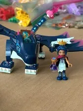 LEGO Elves Sapphire Dragon + Fig - Rosalyn's Healing Hideout  #41187 (Retired)