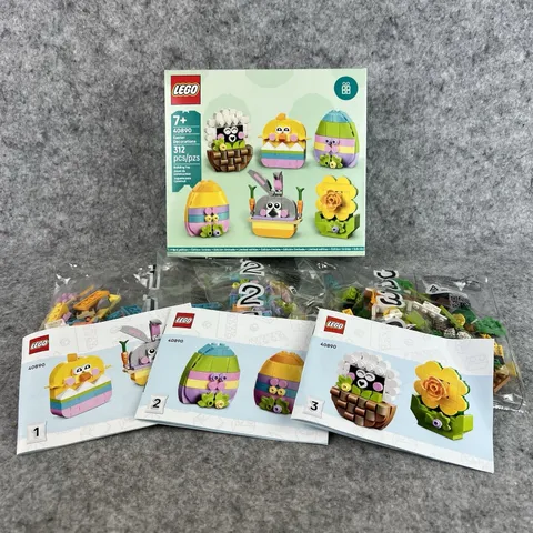 LEGO 40890 Easter Decorations 312 Pcs Limited Edition Open Box Sealed Bags