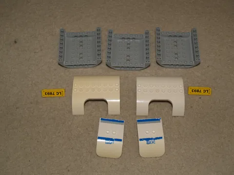 Lego City Airport Passenger Plane 7893 -  replacement pieces w/ stickers