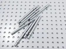 LEGO Lot of 8 Flat Silver 6L Staffs Weapon Minifig BJ