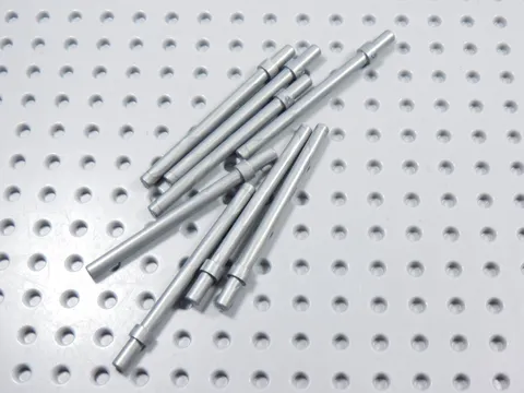 LEGO Lot of 8 Flat Silver 6L Staffs Weapon Minifig BJ