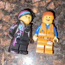 LEGO The LEGO Movie Minifigure Lot of 2 - Emmet & Wyldstyle (2 Pieces)