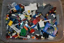 Large Bulk LEGO Bricks Pieces Lot Mixed Colors & Shapes Plates Slopes 7 lbs