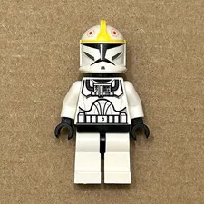 LEGO Star Wars Clone Pilot Black Head Minifigure Phase 1 Advent Calendar 7958