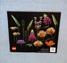LEGO Flowers Set Instruction Booklet, Directions Manual, 2021