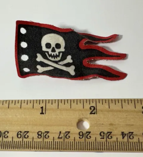 LEGO Pirate Ship White Skull Crossbone Cloth Flag 71303 6250 6290 6249 6281 6289