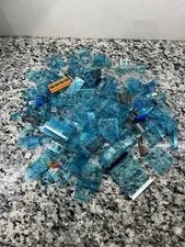LEGO Assorted Lot Translucent Light Blue Pieces  LEGO Trans-Light Blue