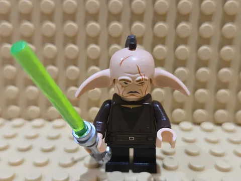 Lego Star Wars Jedi Even Piell Minifigure 9498